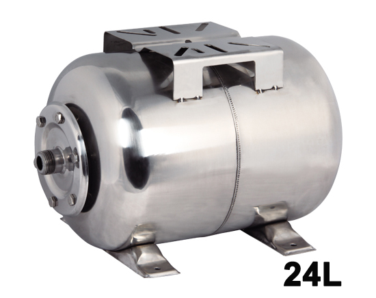 Horizontal Stainless Steel Pressure Tank 24L